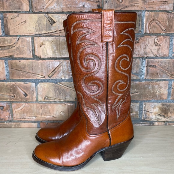 Handmade Women’s  Western Cowboy Riding Boots Size 7B - Picture 4 of 10